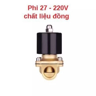 Van điện tử phi 21, 27 và 34 thường đóng 220V, van tưới vườn,điều khiển bằng điện. van tự động thông minh