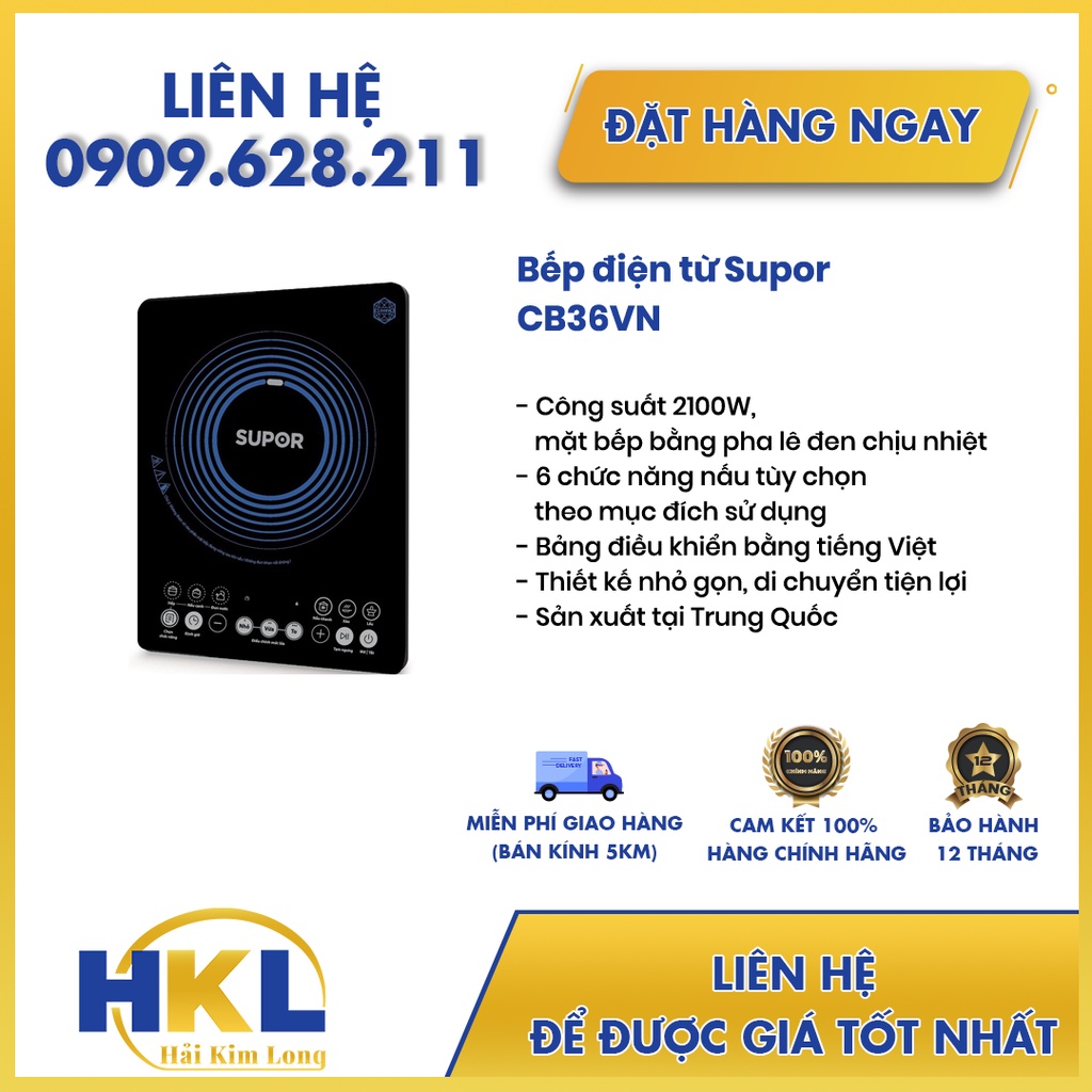 Bếp điện từ Supor CB36VN