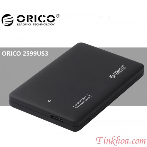 Box HDD 2.5 Orico 2599US3 USB 3.0,Hộp đựng ổ cứng chính hãng.