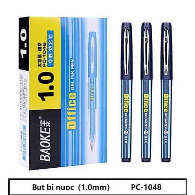 Bút Ký Baoke PC1048 1.0mm chính hãng bút nước văn phòng ra mực đều, đẹp ANKICO