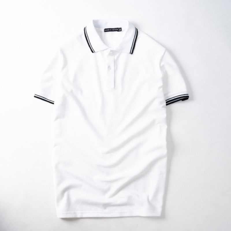 Áo Thun Nam POLO Trơn Vải Cá Sấu Cotton Cao Cấp Ngắn Tay Cực Sang Trọng Màu Sắc Thanh Lịch Chuẩn From