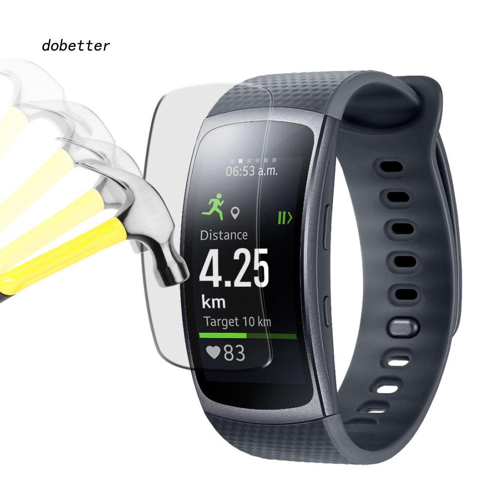 Set 2 kính cường lực cho đồng hồ thông minh Samsung Gear Fit 2 Pro