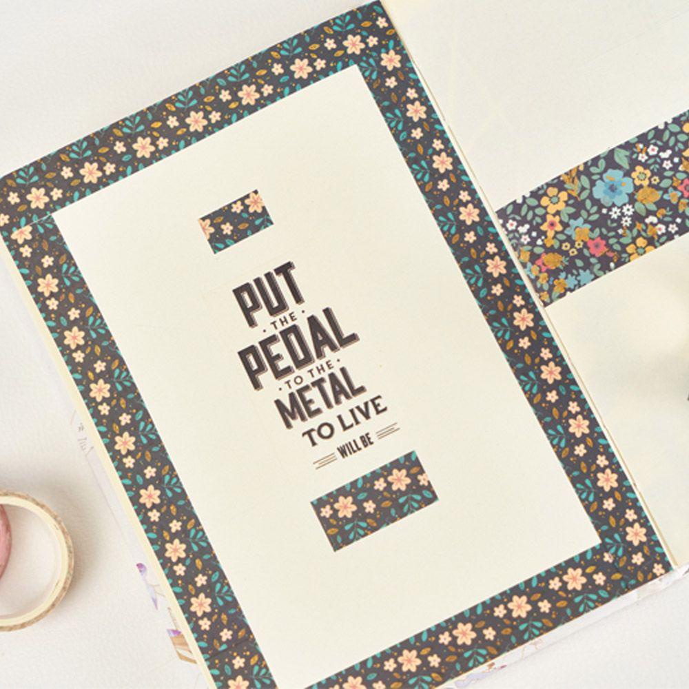 LAKAMIER Bộ 10 Cuộn Băng Keo Washi Họa Tiết Trái Tim Nhỏ Xinh Chất Lượng Cao DIY