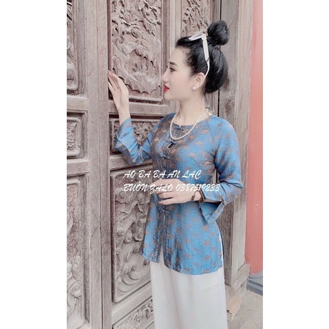Bán lẻ Áo bà ba Hoàng gia cao cấp độc lạ An Lạc đi chơi đi lễ sang trọng