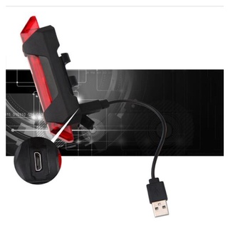 Đèn LED chiếu hậu Kevanly sạc USB cho xe đạp