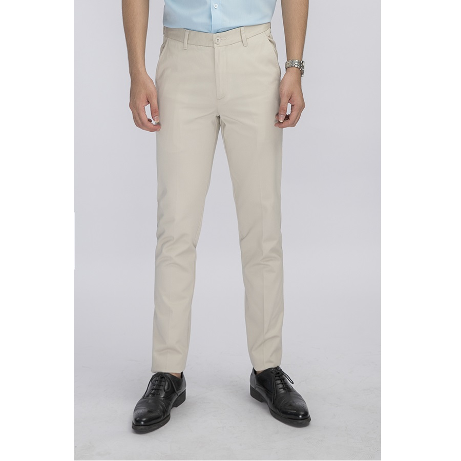 Quần Kaki Aristino AKK01508 kiểu dáng Slim fit màu Be 95