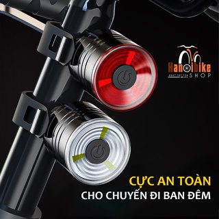 Đèn hậu xe đạp Night Warning 3 LED bắt cọc yên