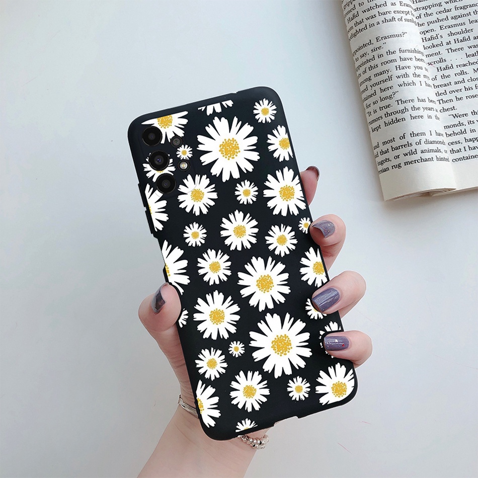 Ốp Điện Thoại Silicon Mềm Chống Sốc Họa Tiết Hoa Cho Samsung Galaxy A13 A33 A53 A73