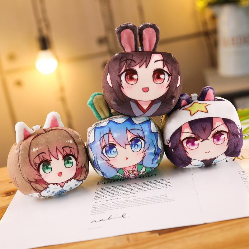 (new) Thú bông móc khóa hình Gối mochi Sakura anime chibi