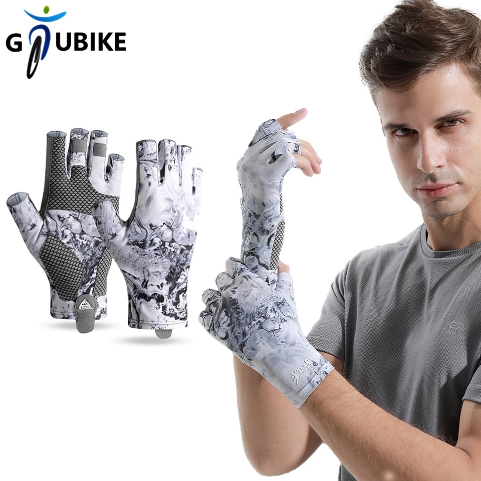 GTUBIKE Găng Tay Nửa Ngón Chống Trượt Thoáng Khí Tiện Dụng Khi Chơi Thể Thao Ngoài Trời