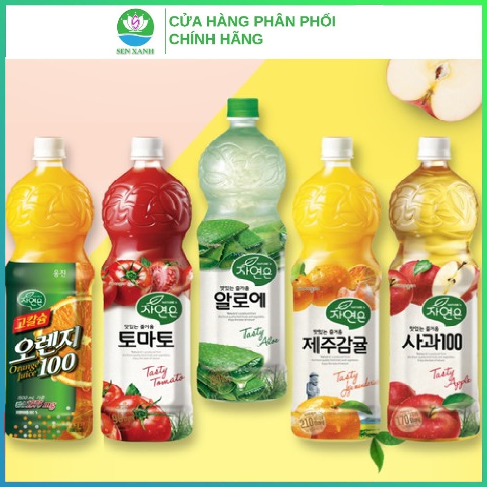 [SenXanh Emart] Nước Trái Cây Lợi Khuẩn Woongjin Hàn Quốc Nhiều vị