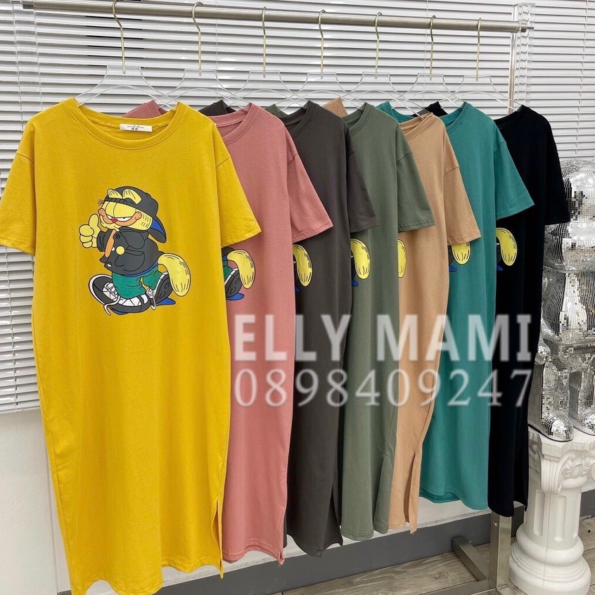 ( 40kg - 95kg ) Đầm Thun Bầu , Suông Hoạt Hình Form Dễ Mặc Thoải Mái Suốt Thai Kì & Sau Sinh Thiết Kế Cao Cấp