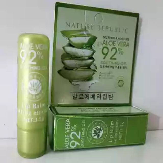 Son dưỡng môi lô hội chống nẻ ALOE VERA 92%