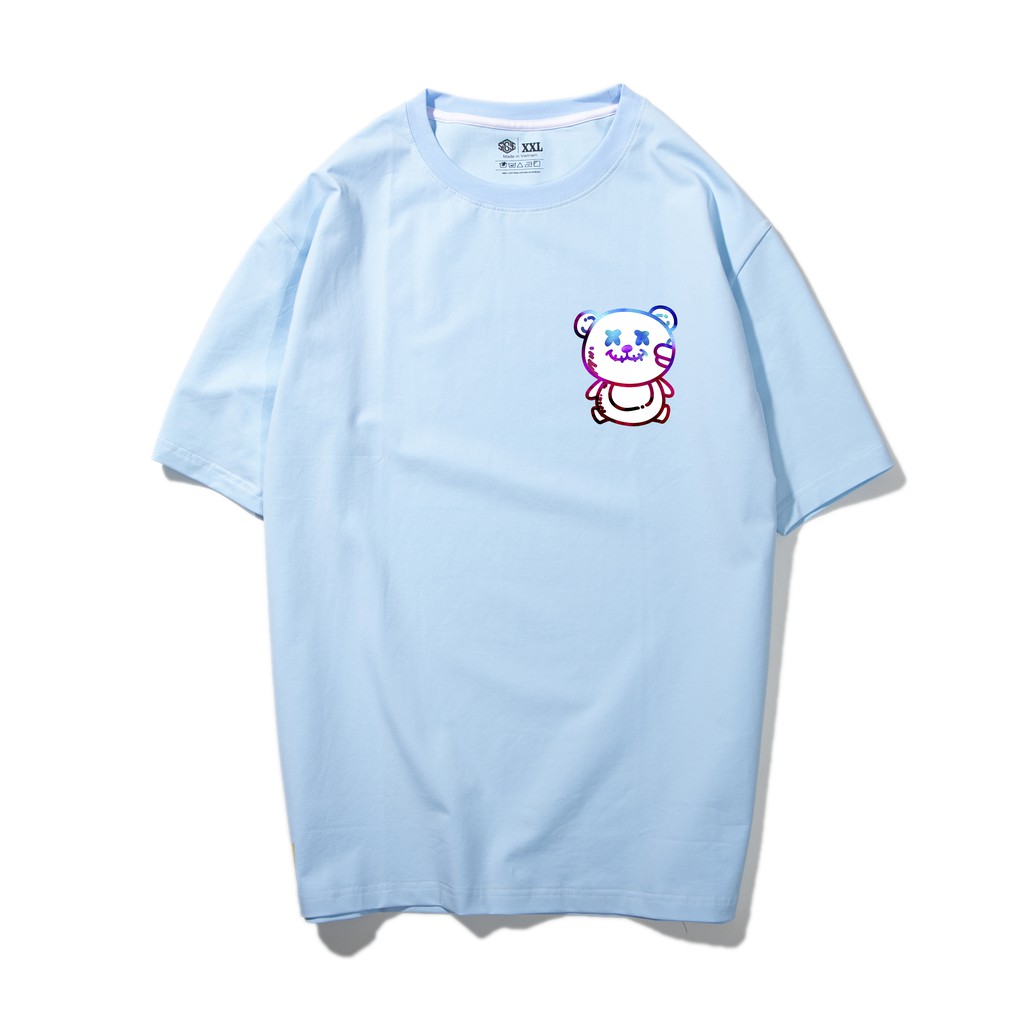 Áo thun gấu SGES unisex dáng rộng form tay lỡ nam nữ | BigBuy360 - bigbuy360.vn