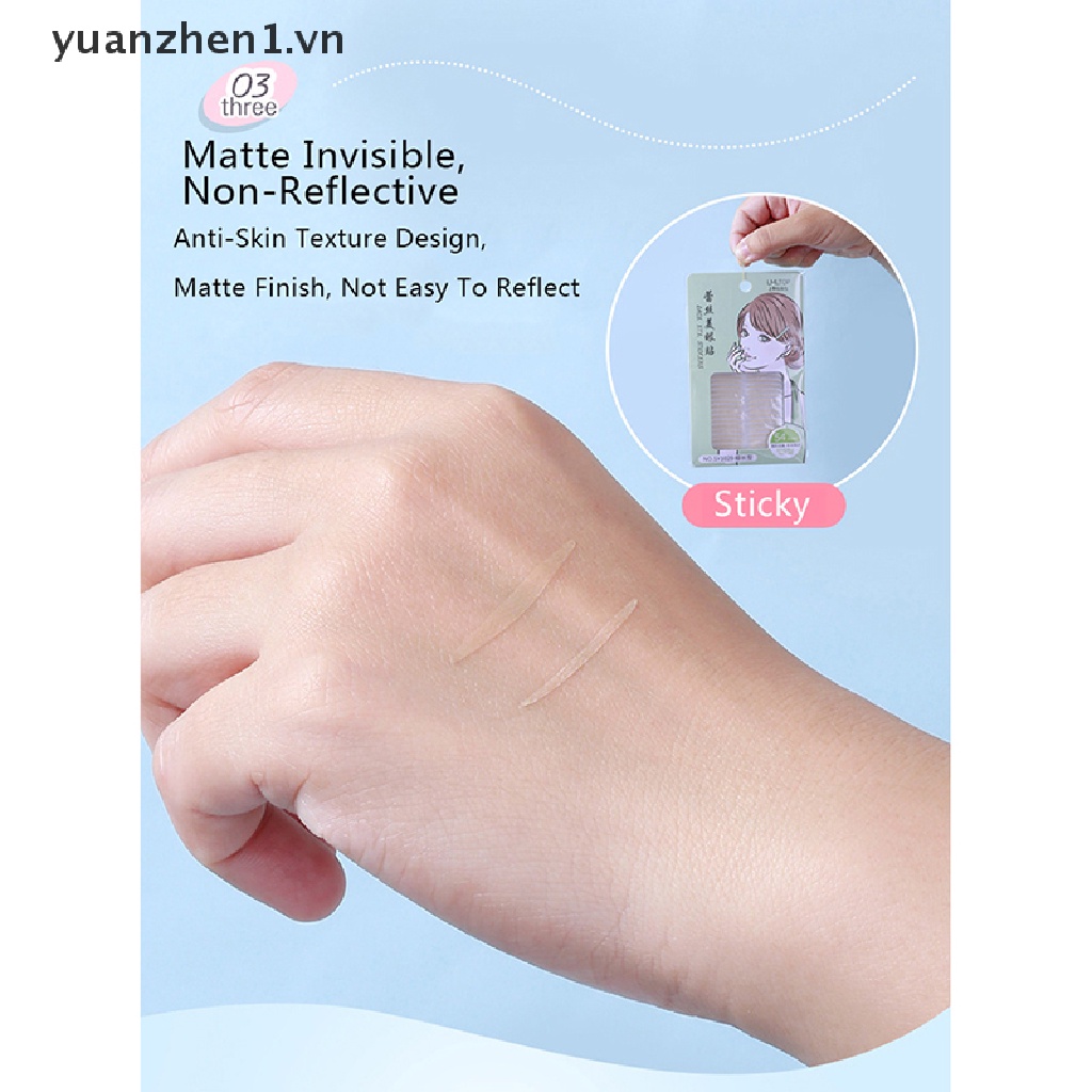 [Hàng mới về] Set 54 miếng dán tạo mắt 2 mí kiểu ren lưới trang điểm làm đẹp cho nữ