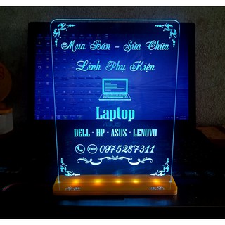 Bảng hiệu Đèn led trang trí shop