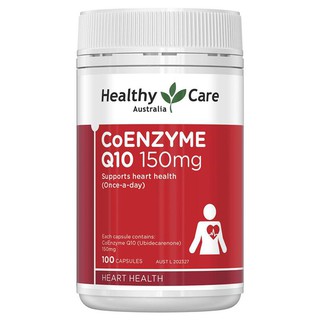 Viên uống bổ tim Úc Healthy Care CoEnzyme Q10 150mg 100 Viên (Tim HC)