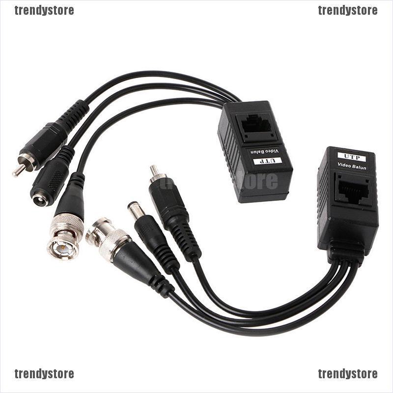 Bộ mạch thu phát tín hiệu từ BNC sang RJ45 + Dây cáp cho CCTV Camera