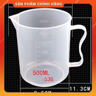 Ca Đong Chia Vạch Bằng Nhựa 500ml