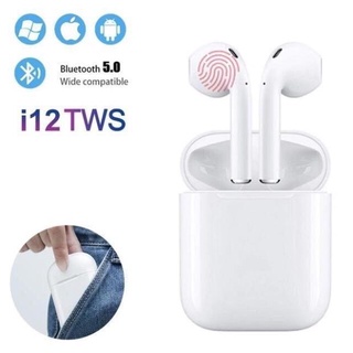 Tai nghe Bluetooth i12 TWS 5.0  dùng cho IOS Android