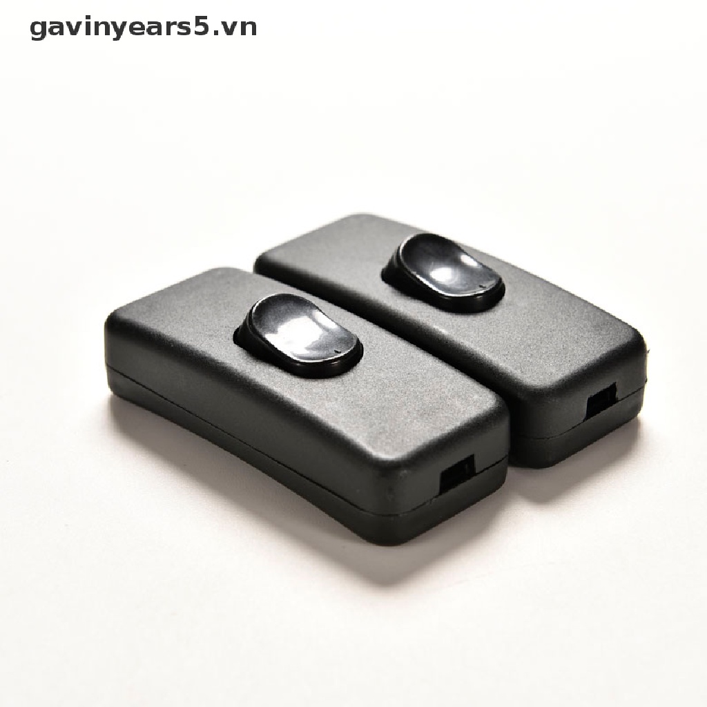 Bộ 2 Công Tắc ON / OFF AC 250V / 125V 2A Bằng Nhựa Màu Đen
