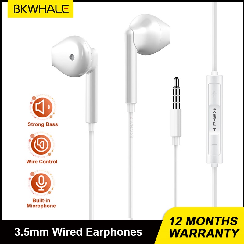 BKWHALE P12 Tai nghe có dây Tai nghe inear 3,5 mm có micrô cho Samsung OPPO Xiaomi