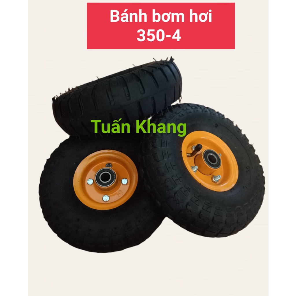 Bánh xe đẩy 350-4 hơi có bi