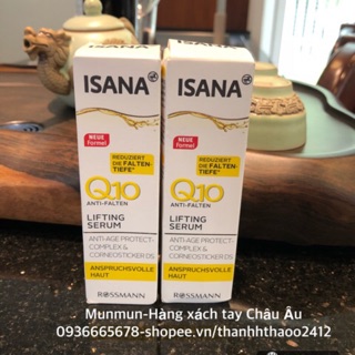 Isana Q10 serum xách tay Đức 