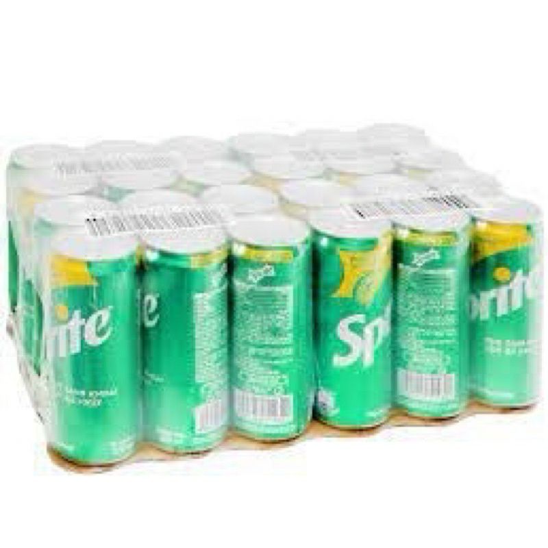 Sprite lon 320ml thùng 24 lon
