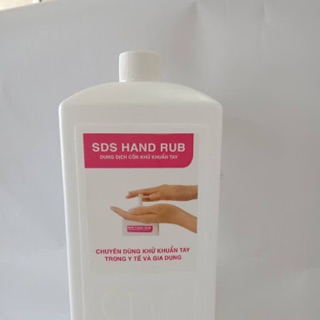 Nước rửa tay nhanh SDS 1000ml theo tiêu chuẩn Bộ y tế