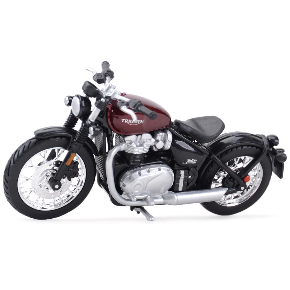 Mô Hình Xe Mô Tô Triumph Bonneville Bobber Tỉ Lệ 1/18 Bburago