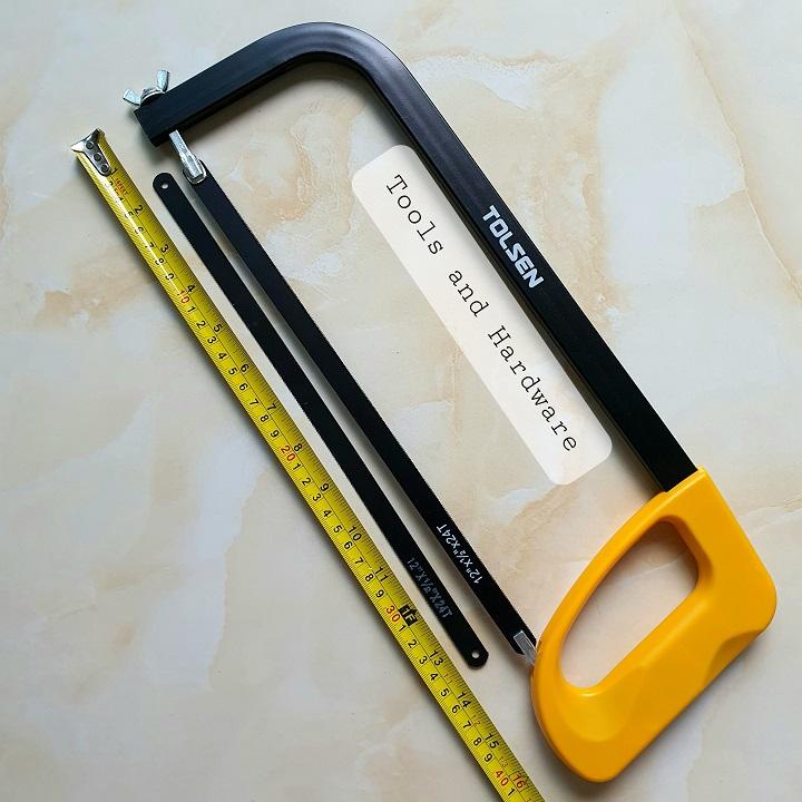 Cưa sắt cầm tay hãng Tolsen kích thước 300mm, tặng kèm 1 lưỡi thay thế, BH 12 tháng Dụng cụ sửa chữa Tuấn Mã
