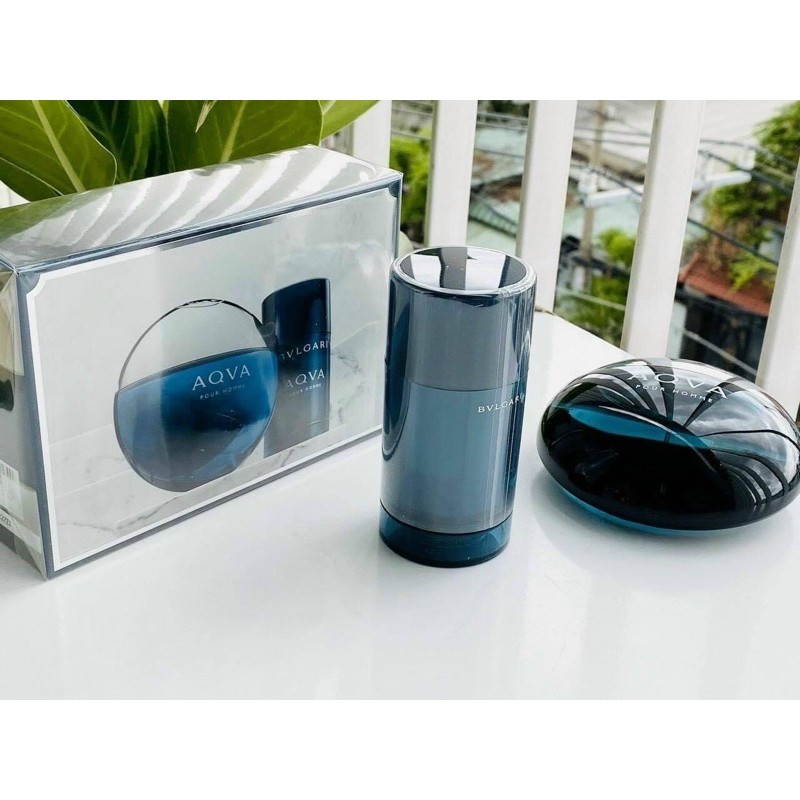 Set nước hoa BVL AQVA 100ML + LĂN KHỬ MÙI 75GR | BigBuy360 - bigbuy360.vn