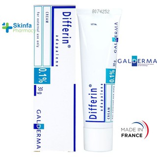 Kem Dành Cho Da Mụn Differin 0.1% Adapalene Cream Galderma Pháp – Skinfacy
