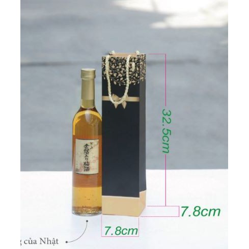 Túi giấy đựng rượuvang size 32.5x8x8 cm (mẫu số 26)
