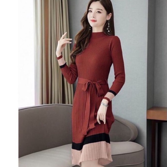 Đầm len dáng dài 2hand chốt mẫu trên livetream