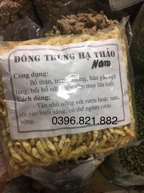 500g Đông trùng hạ thảo nam
