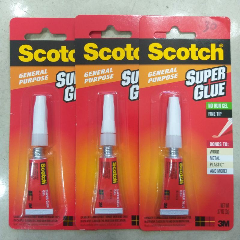 Keo dán đa năng siêu dính Scotch 3M- Super Glue Gel (2g)