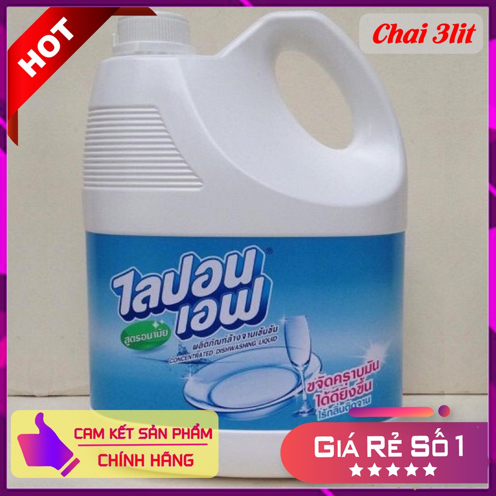 Nước rửa chén Thái Lan 🔺GIÁ SỐC🔺 nước rửa bát 3600ml chuẩn công ty