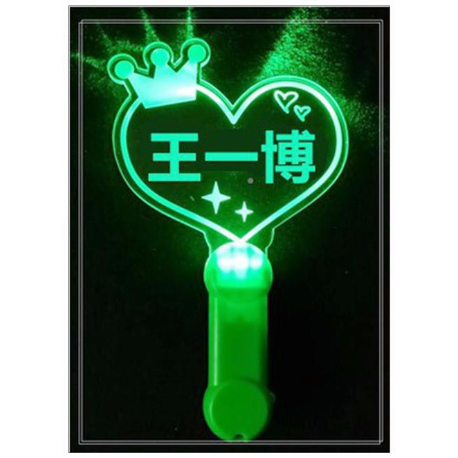 Lightstick Vương Nhất Bác gậy cổ vũ ánh sáng hòa nhạc phát sáng nhóm nhạc idol Hàn quốc tặng ảnh