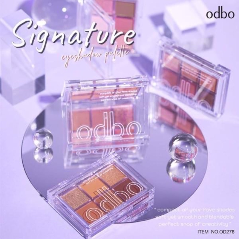 Phấn mắt 6 ô Odbo Signature OD276 Thái Lan (10g)