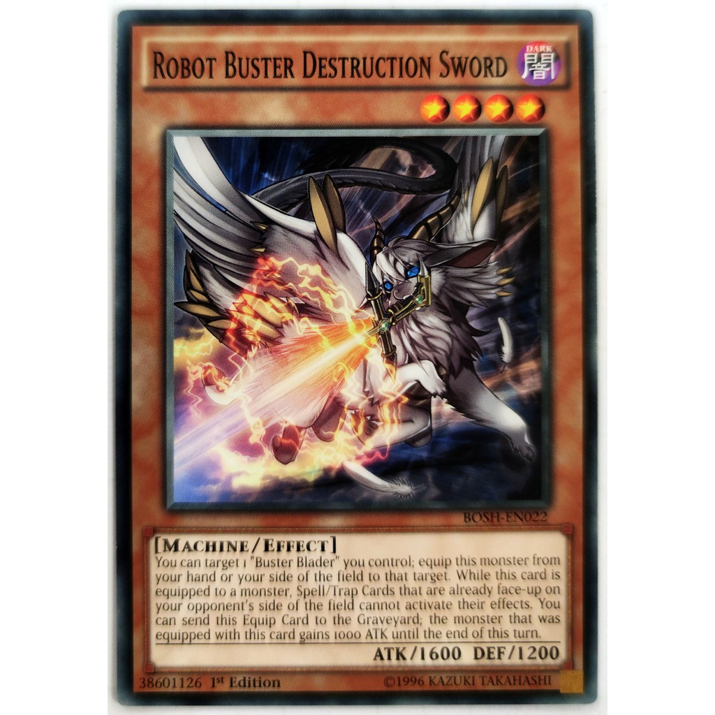 [Thẻ Yugioh] Robot Buster Destruction Sword |EN| Common