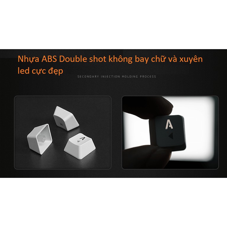 Bàn phím cơ cao cấp G PRO GAMING LED RGB 1680 (nháy theo nhạc tools chỉnh led)