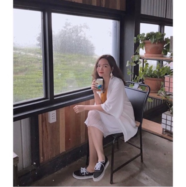 Áo kimono trắng trơn | BigBuy360 - bigbuy360.vn
