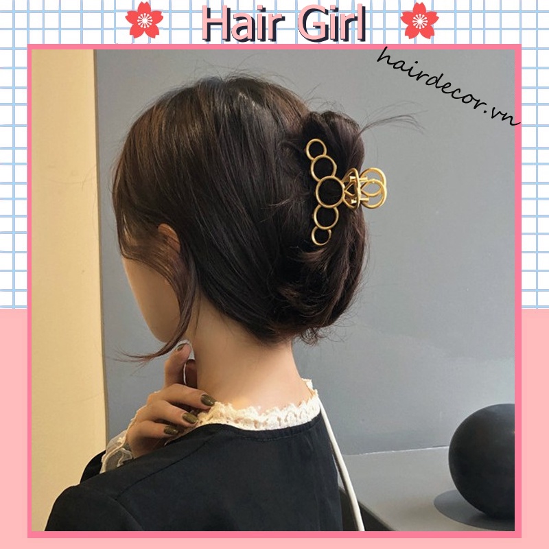 Kẹp tóc kim loại phong cách Hàn Quốc dành cho nữ