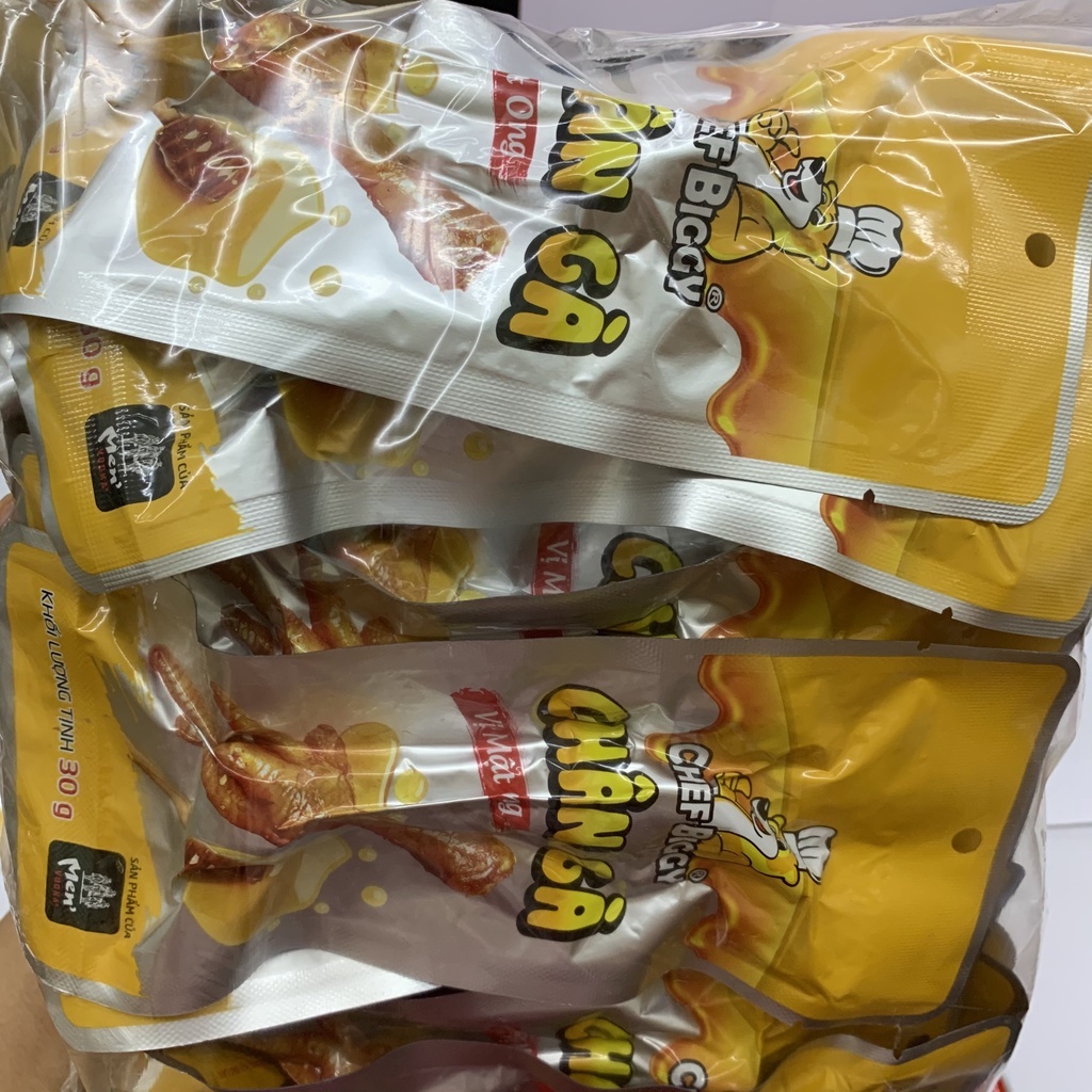 CHÂN GÀ ĂN LIỀN CHEF BIGGY  HAI HƯƠNG VỊ: VỊ MẬT ONG TỰ NHIÊN - VỊ CAY TÊ TÊ | BigBuy360 - bigbuy360.vn