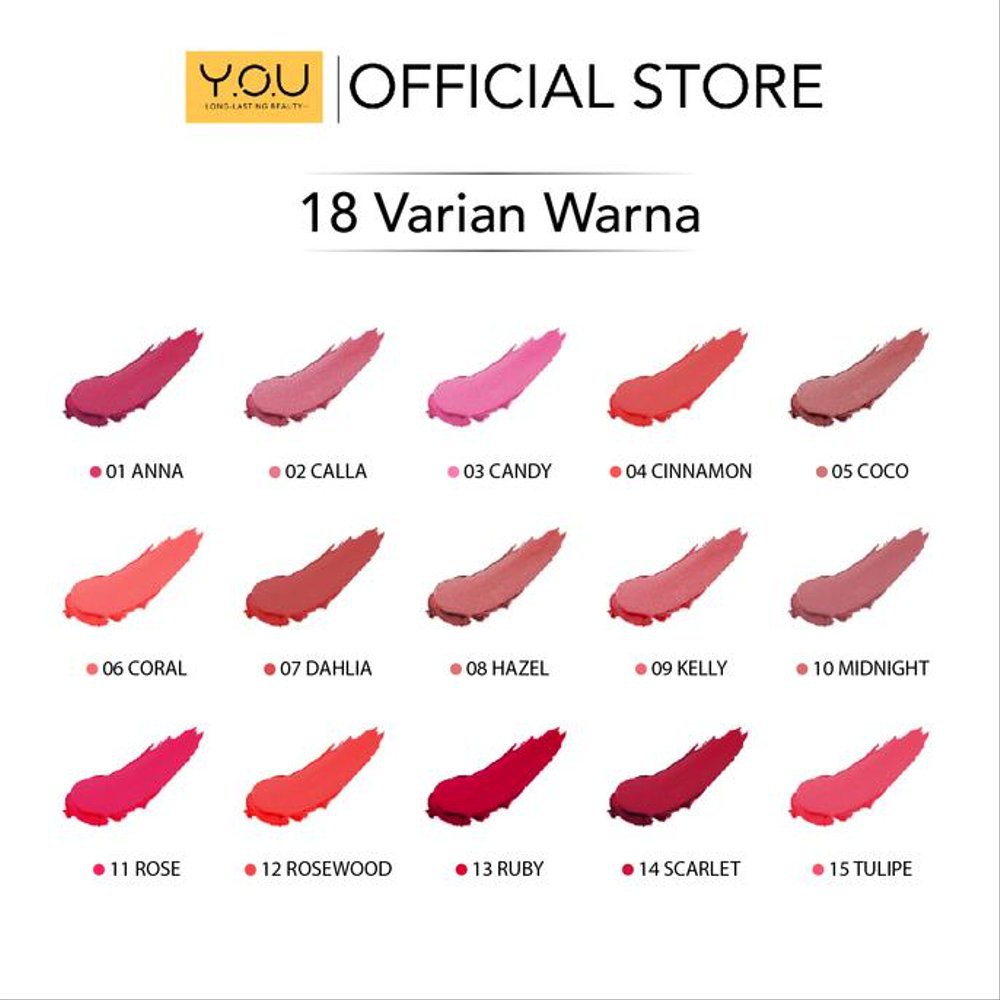 (hàng Mới Về) Son Lì You Màu Sắc Lâu Trôi Trọng Lượng 3.2g | BigBuy360 - bigbuy360.vn