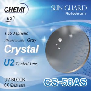 Tròng kính đổi màu khói Chemi U2 1.56 Nano