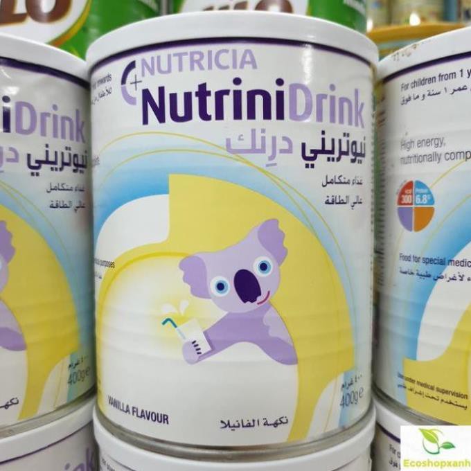 NutriniDrink _ Sữa bột NutriniDrinknhập khẩu nguyên lon từ Đức 400g DATE T5.2022