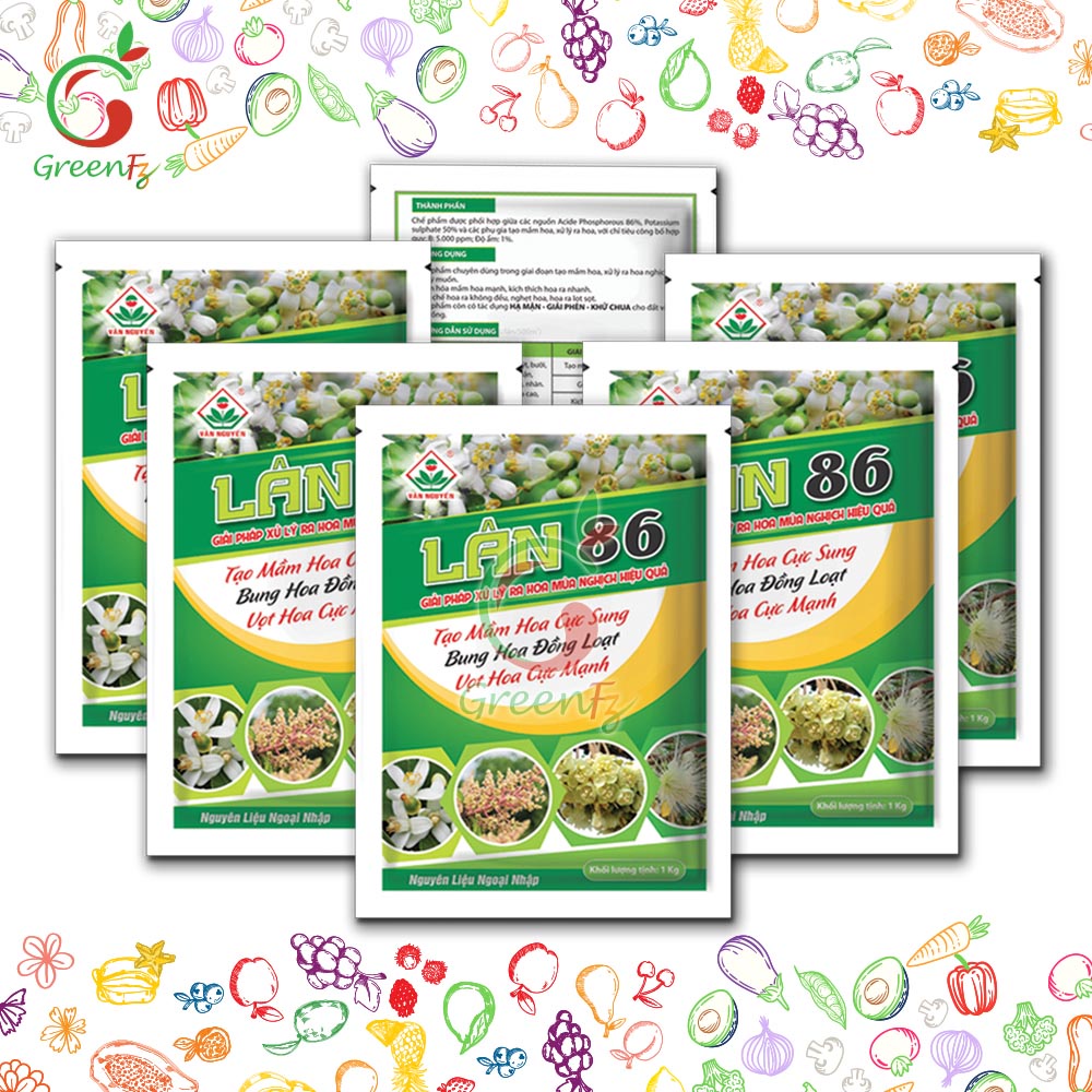 LÂN 86 túi 1kg, Chuyên gia xử lý mầm hoa, đánh thức mầm ngủ, kích ra hoa đồng loạt